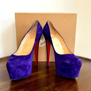 Authentic Christian Louboutin Daffodile 160 Veau Velours